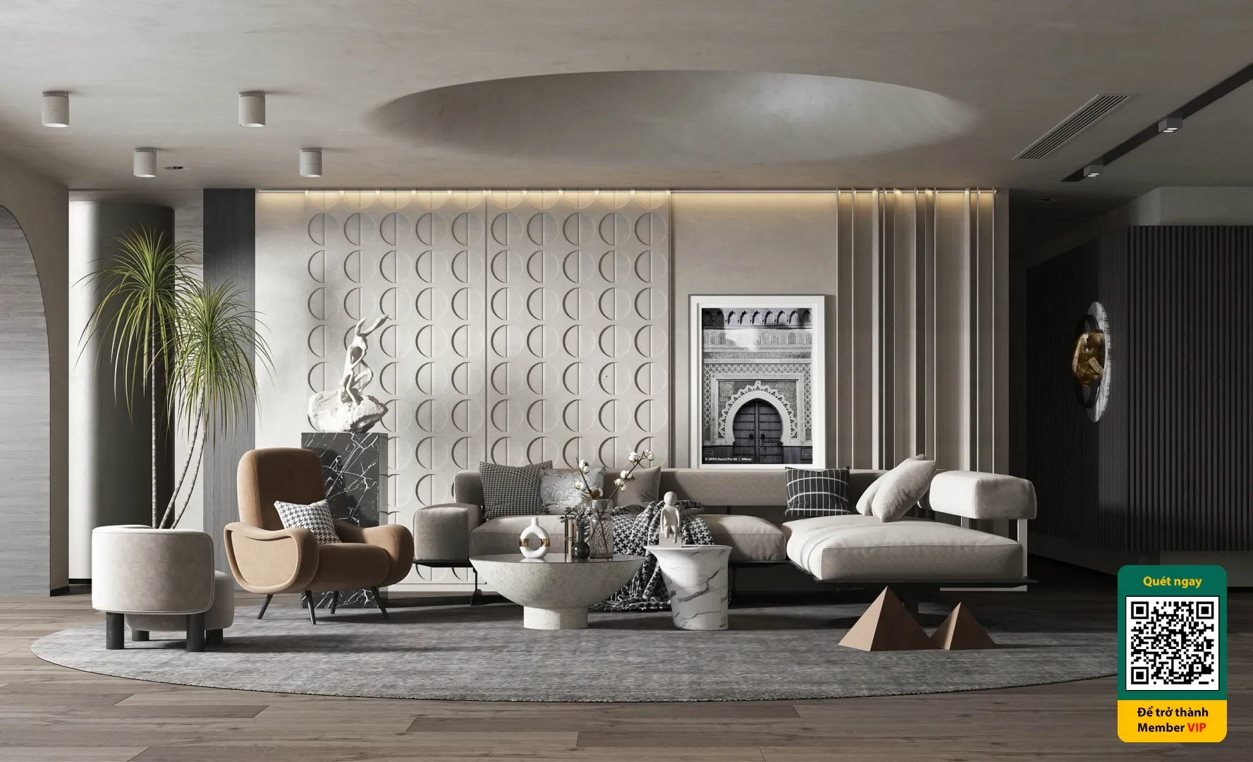 3D SCENES - WABI SABI STYLE - VRAY / CORONA - 3D MODEL - 6195