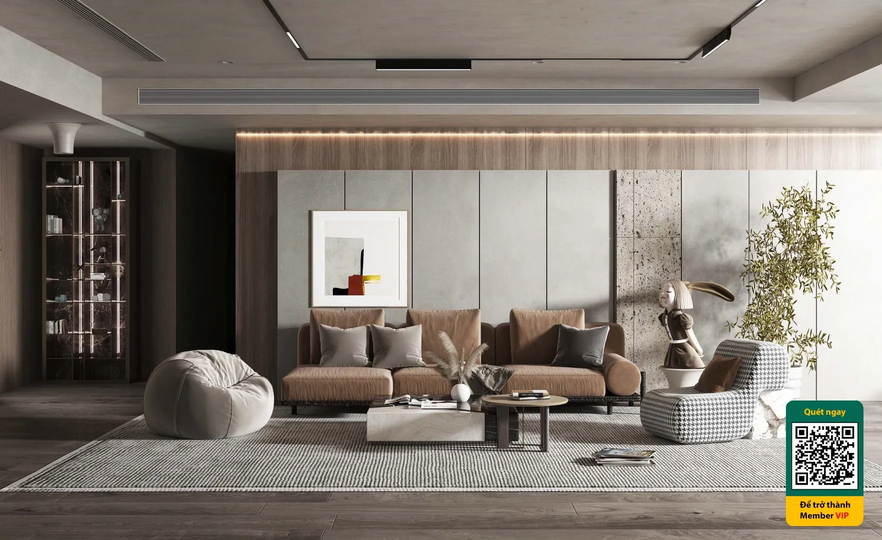 3D SCENES - WABI SABI STYLE - VRAY / CORONA - 3D MODEL - 6196