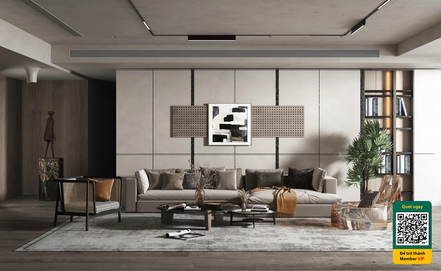 3D SCENES - WABI SABI STYLE - VRAY / CORONA - 3D MODEL - 6198