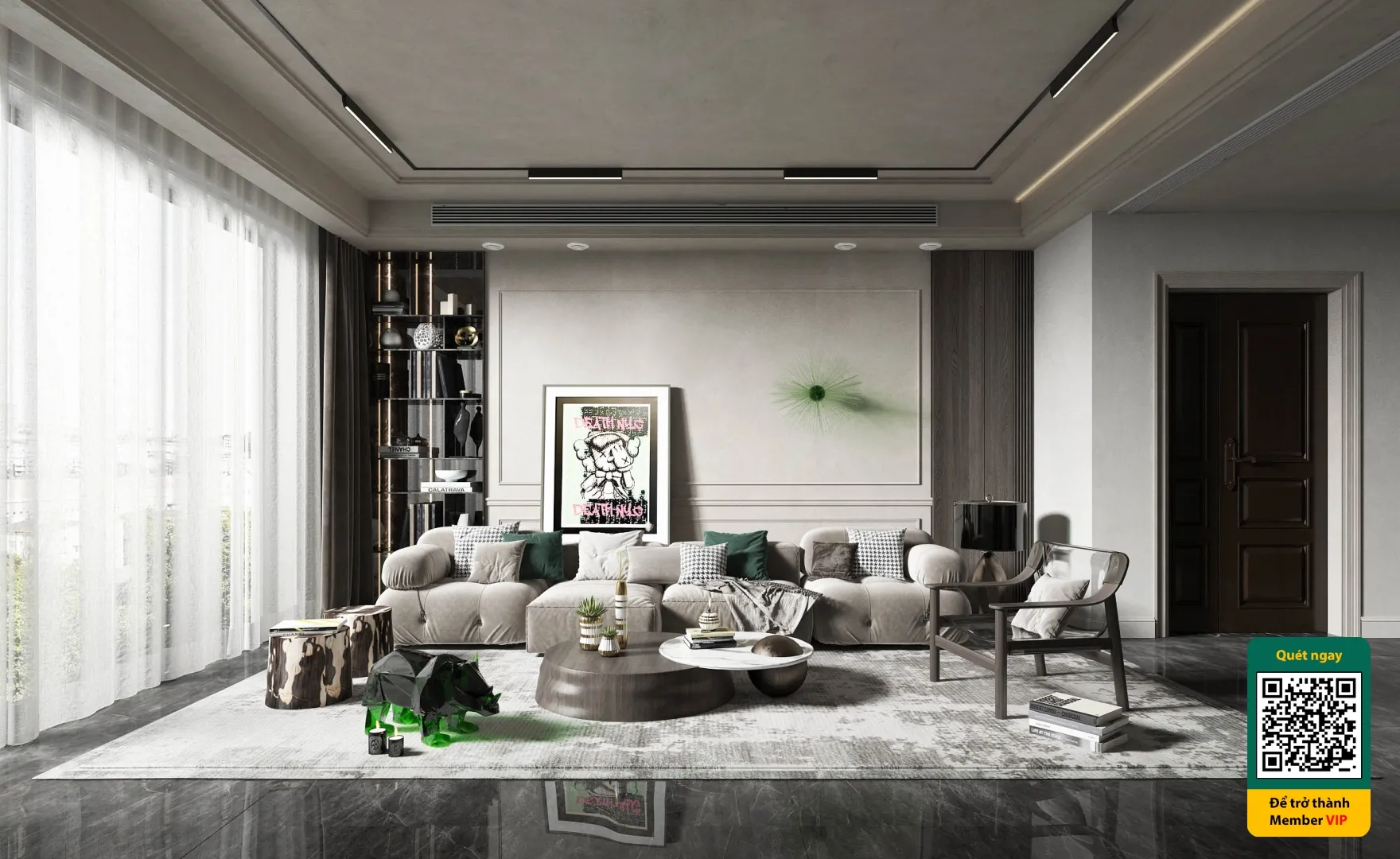 3D SCENES - WABI SABI STYLE - VRAY / CORONA - 3D MODEL - 6202