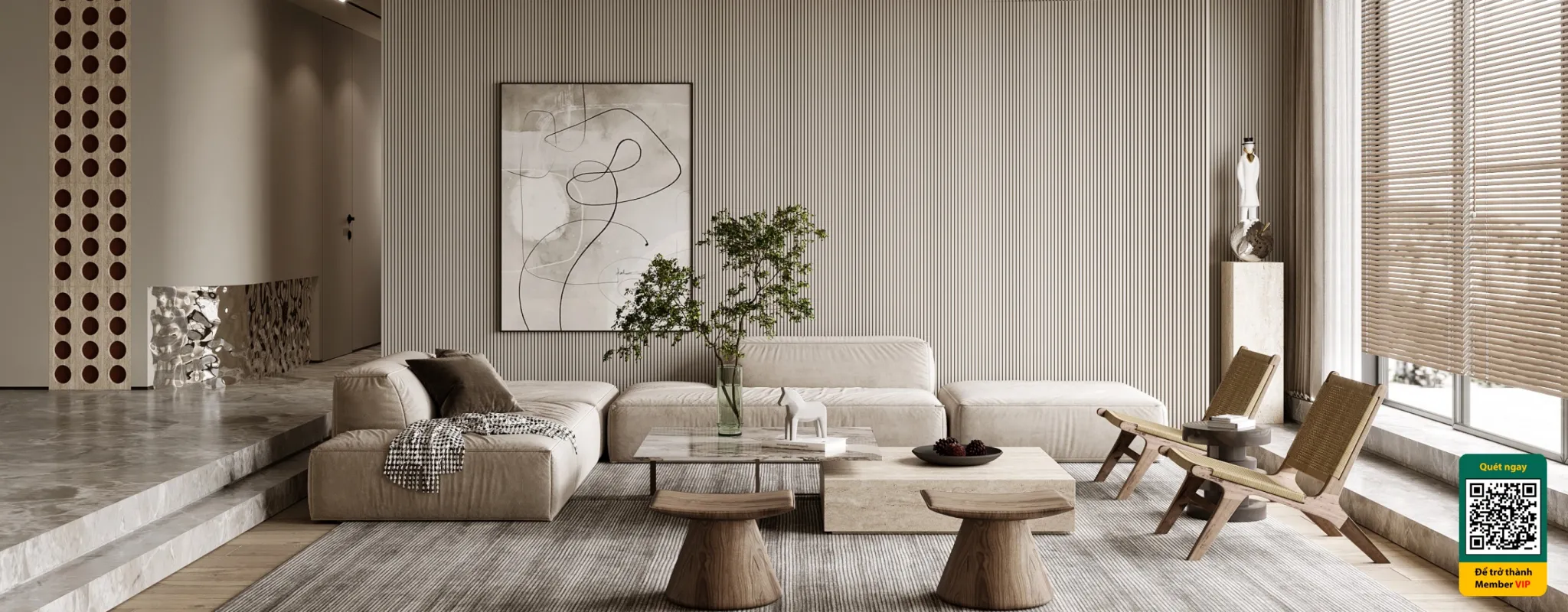 3D SCENES - WABI SABI STYLE - VRAY / CORONA - 3D MODEL - 6209