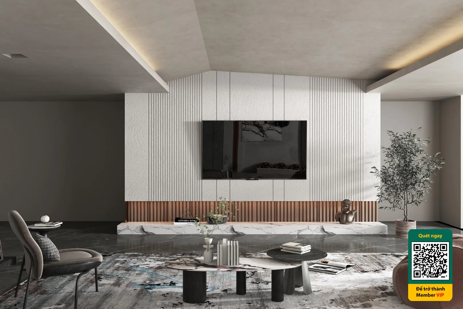 3D SCENES - WABI SABI STYLE - VRAY / CORONA - 3D MODEL - 6211