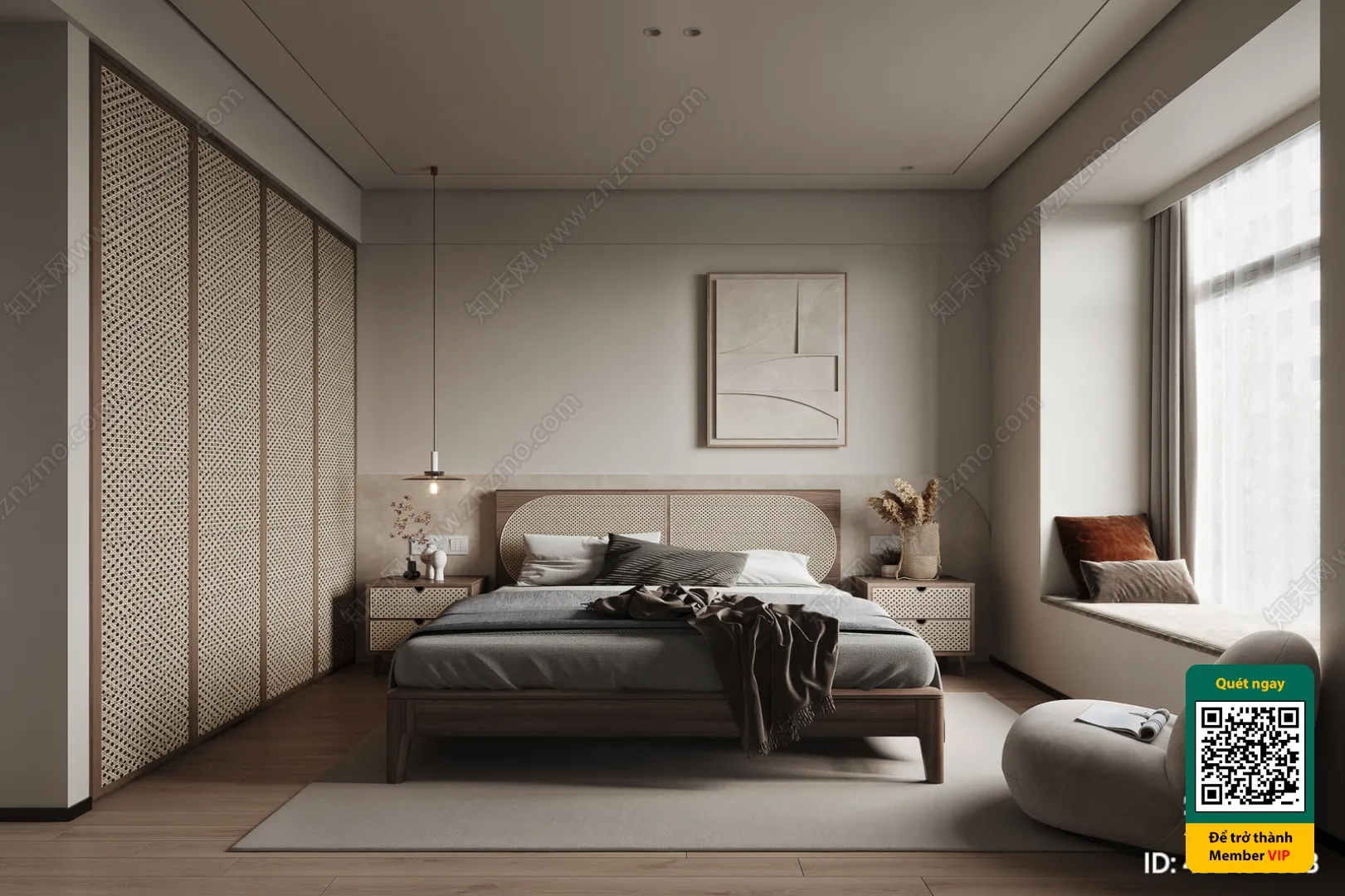 3D SCENES - WABI SABI STYLE - VRAY / CORONA - 3D MODEL - 6217