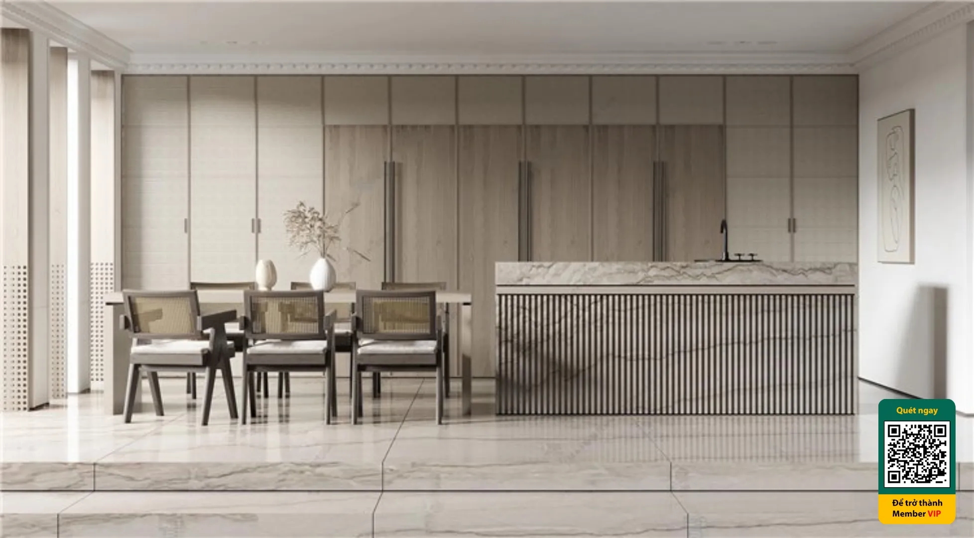 3D SCENES - WABI SABI STYLE - VRAY / CORONA - 3D MODEL - 6221