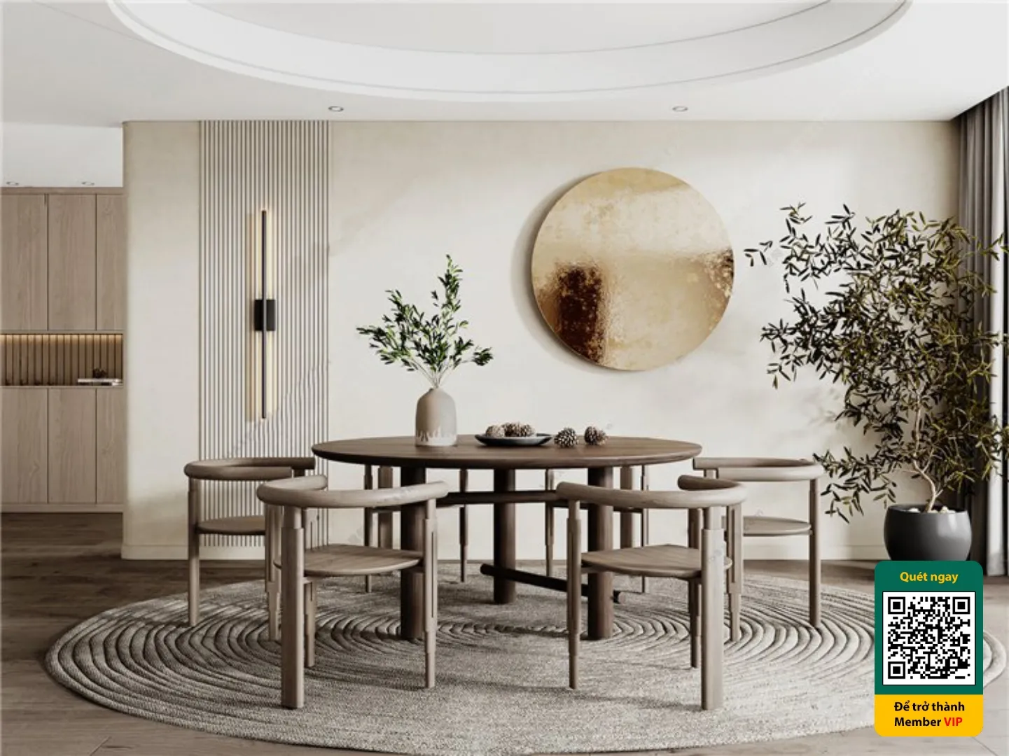 3D SCENES - WABI SABI STYLE - VRAY / CORONA - 3D MODEL - 6223