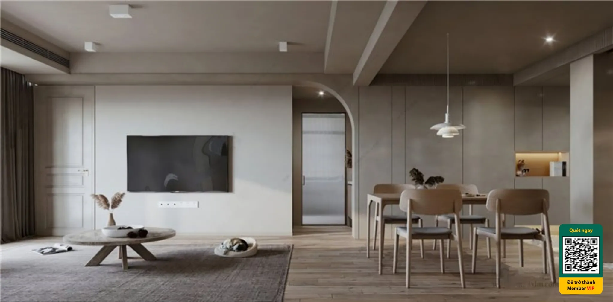 3D SCENES - WABI SABI STYLE - VRAY / CORONA - 3D MODEL - 6235