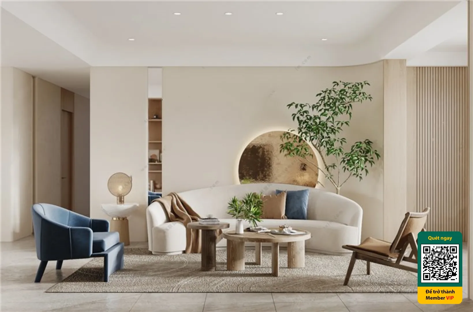 3D SCENES - WABI SABI STYLE - VRAY / CORONA - 3D MODEL - 6242