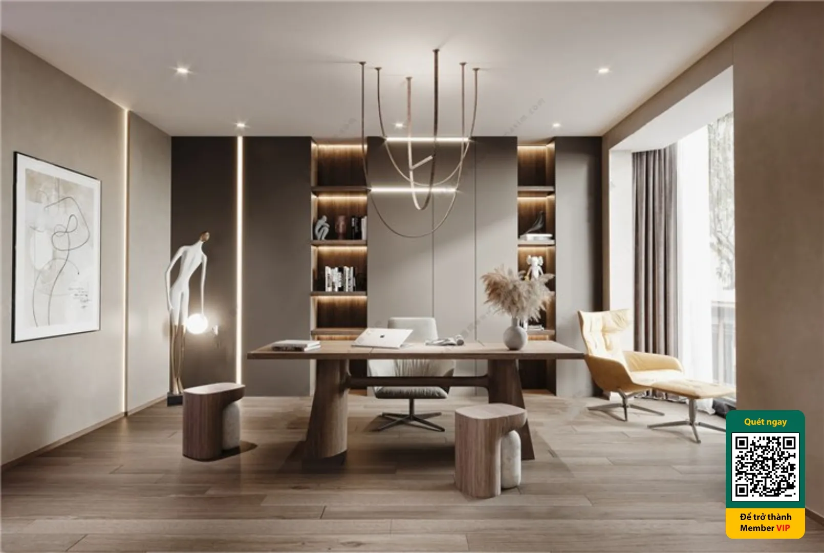 3D SCENES - WABI SABI STYLE - VRAY / CORONA - 3D MODEL - 6248