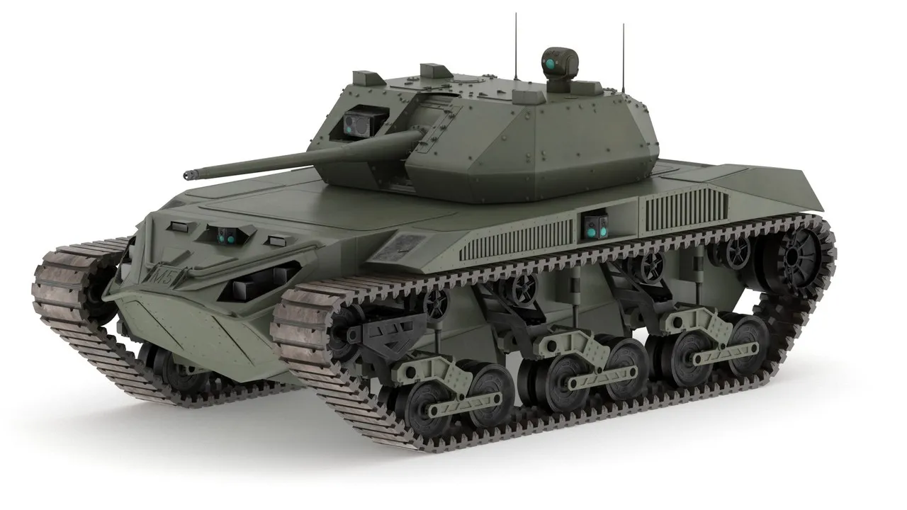 3D Vehicle - Ripsaw M5 Electric Tank