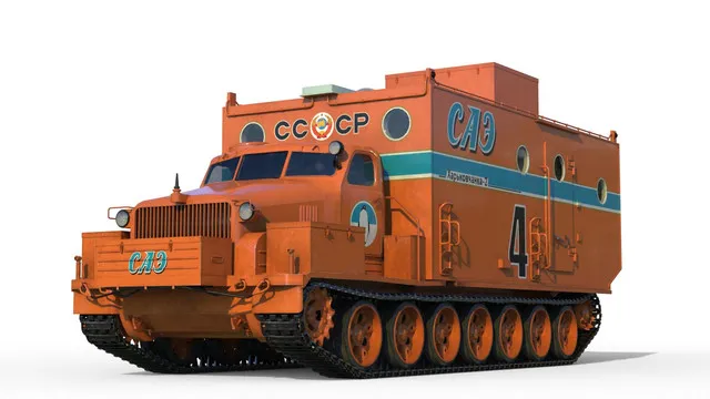3D Vehicle - STT_Kharkovchanka-2_Soviet_Antarctic_Cruisers