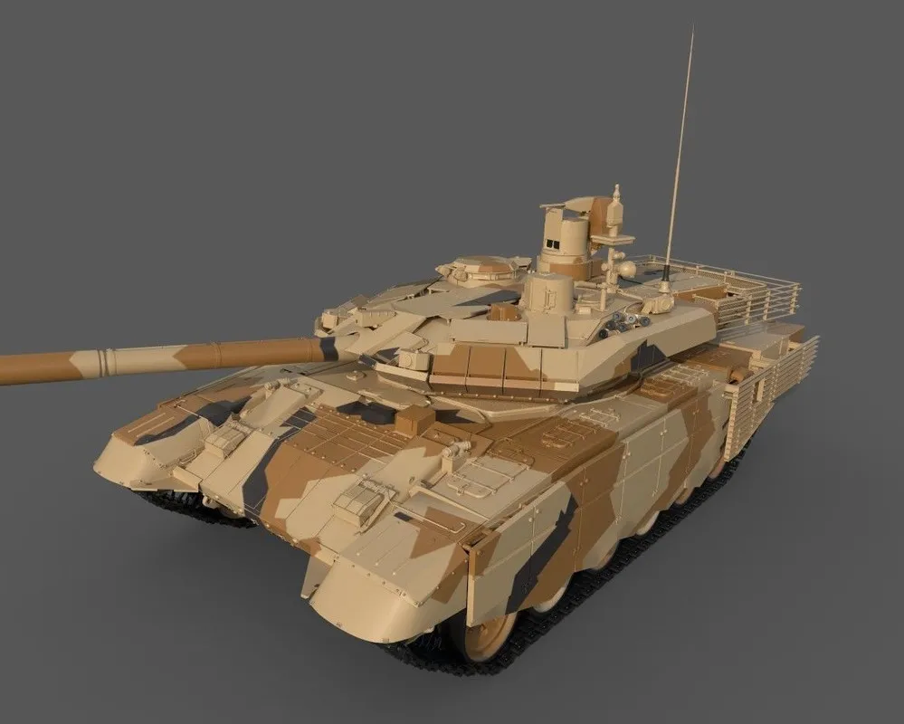 3D Vehicle - T-90 SM Military Tank