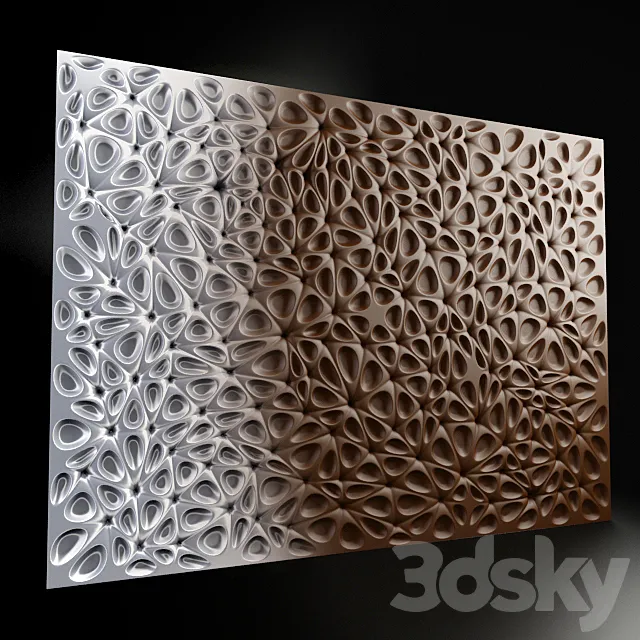 3D wall panals 3D Model