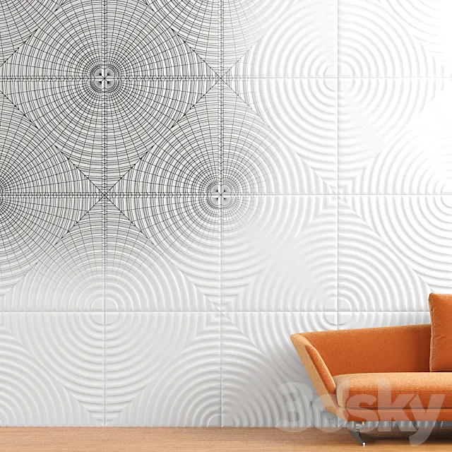 3d wall panel 2 3DModel