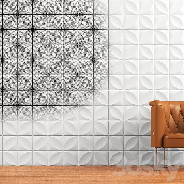 3d wall panel 3D Model