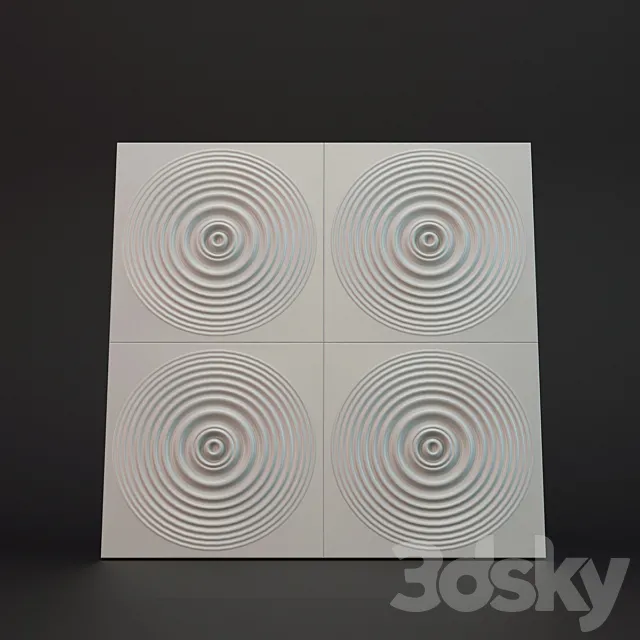 3d wall panel "Artpole" 3DModel