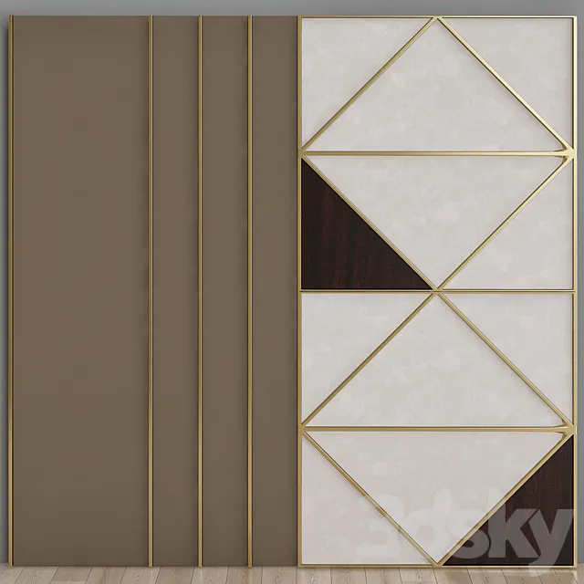 3D Wall Panel №31 3D Model