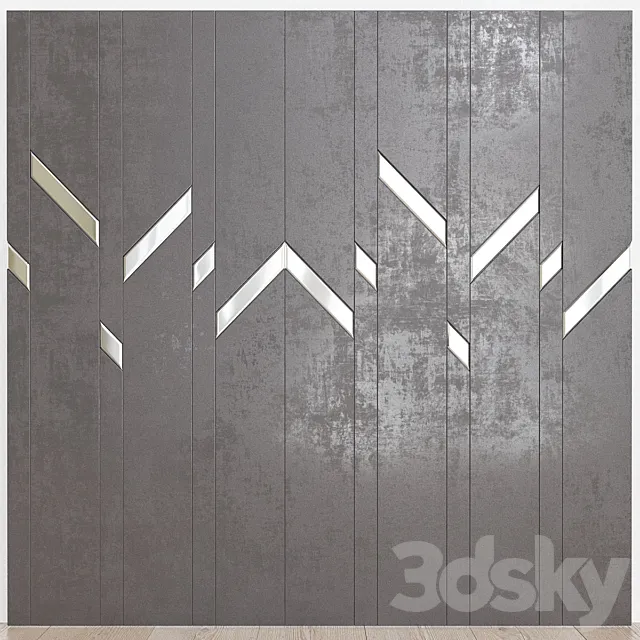3D Wall Panel №9 3D Model