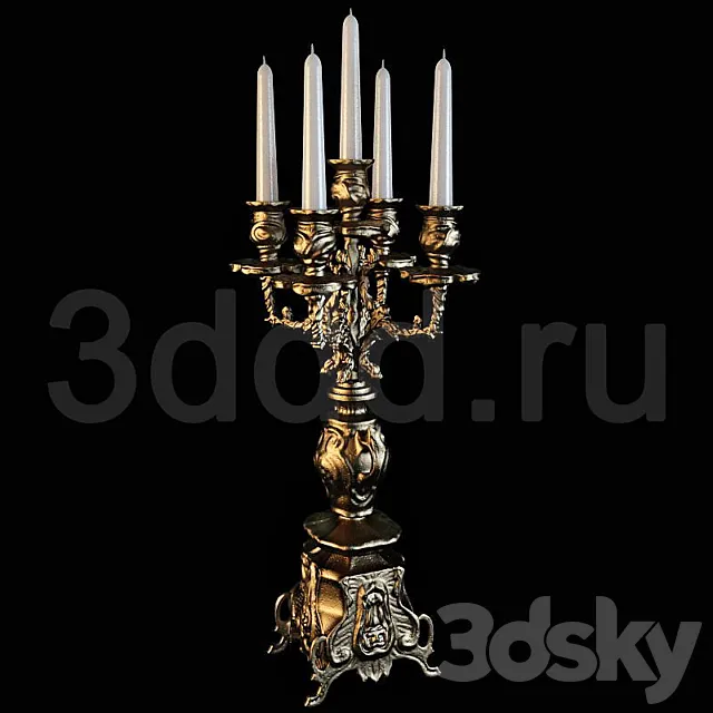 3DDD CANDLES 3DModel
