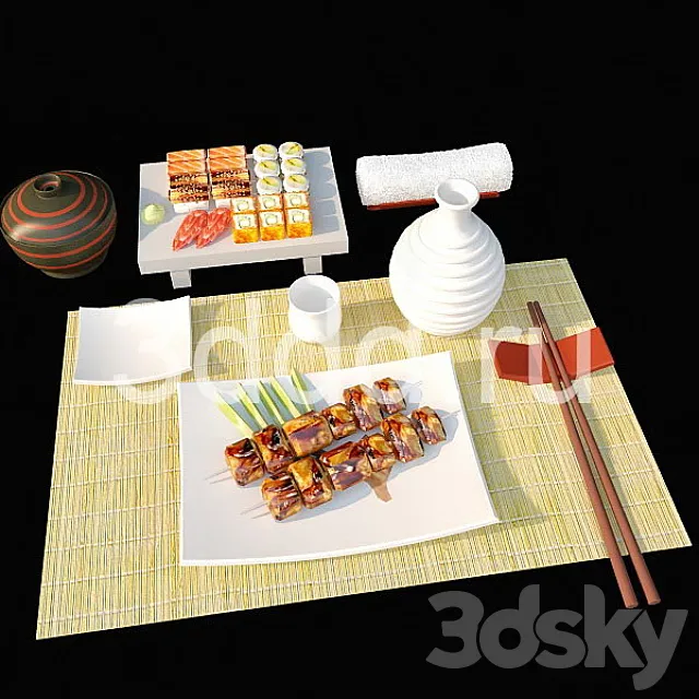 3DDD_TABLEWARE 3DModel