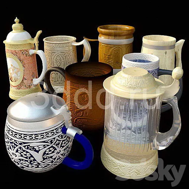 3DDD_TABLEWARE 3DModel
