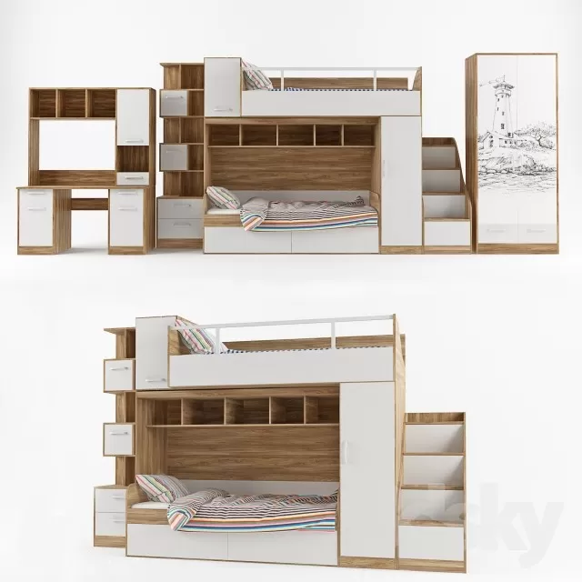 3DSKY FREE – CHILDBED MODELS – No.022