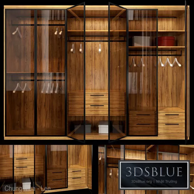 FURNITURE – WAREDROBE & DISPLAY – 3DSKY Models – 11129