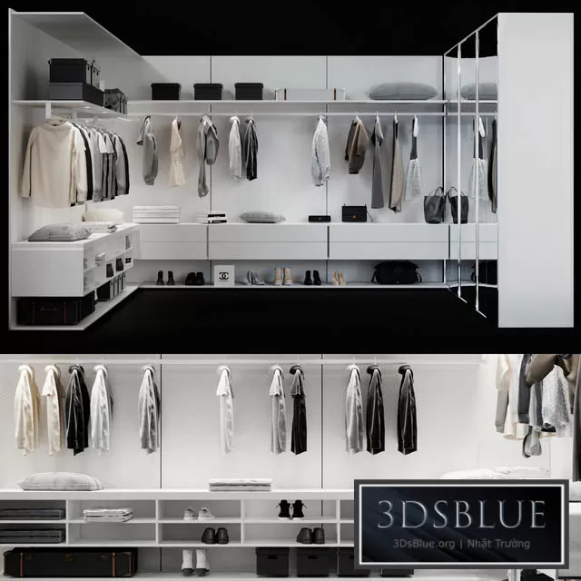 FURNITURE – WAREDROBE & DISPLAY – 3DSKY Models – 11180