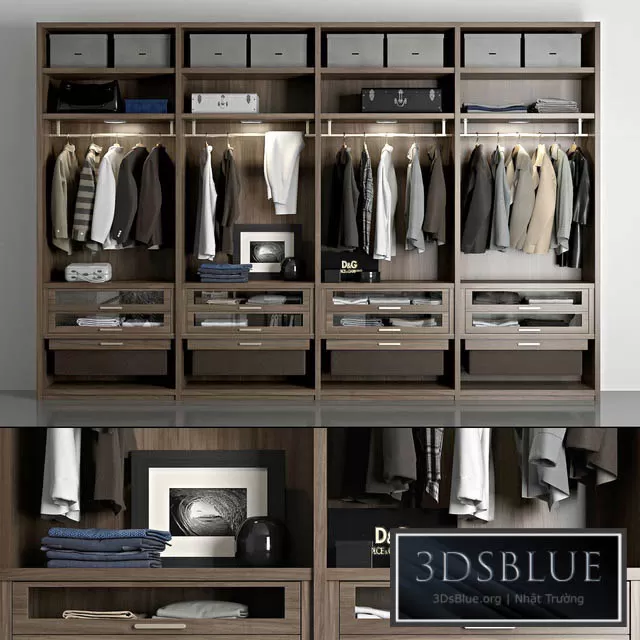 FURNITURE – WAREDROBE & DISPLAY – 3DSKY Models – 11195