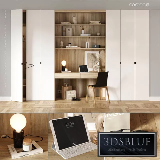 FURNITURE – WAREDROBE & DISPLAY – 3DSKY Models – 11280