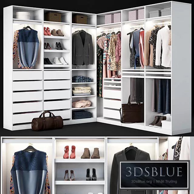 FURNITURE – WAREDROBE & DISPLAY – 3DSKY Models – 11362