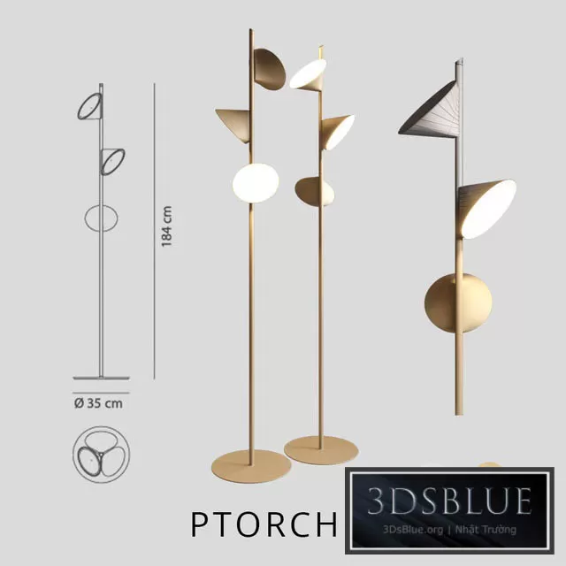 LIGHTING – FLOOR LAMP – 3DSKY Models – 11489
