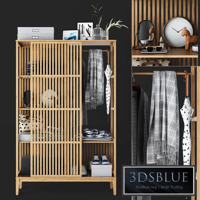 FURNITURE – WAREDROBE & DISPLAY – 3DSKY Models – 11266