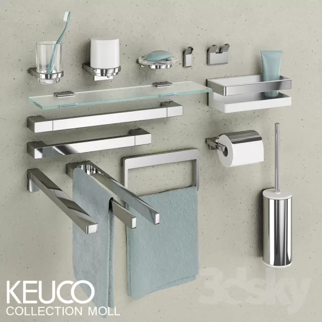 BATHROOM – TOWEL RAIL – 3D MODELS – 006