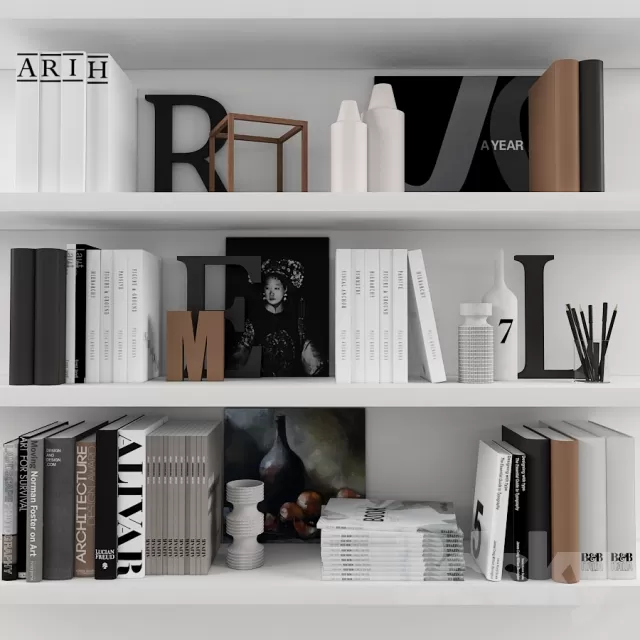DECORATION – BOOKS – 3DDD 3DSKYMODEL – 017