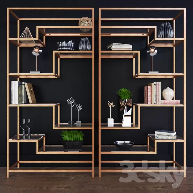 DECORATION – DECORATIVE SET – 3DS MAX MODELS – 088