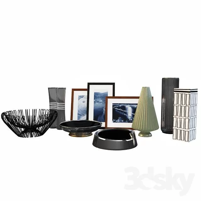 DECORATION – DECORATIVE SET – 3DS MAX MODELS – 507