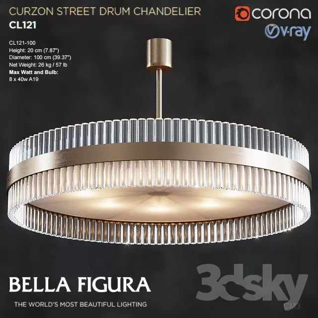 LIGHTING – CEILING LIGHT – 3DS MAX MODELS – 007