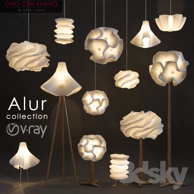 LIGHTING – CEILING LIGHT – 3DS MAX MODELS – 395