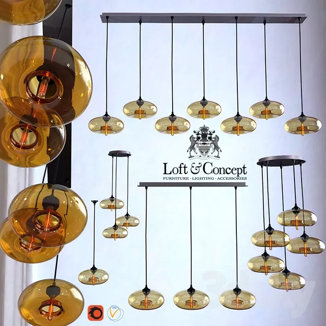 LIGHTING – CEILING LIGHT – 3DS MAX MODELS – 459