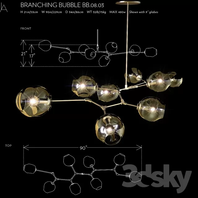 LIGHTING – CEILING LIGHT – 3DS MAX MODELS – 579