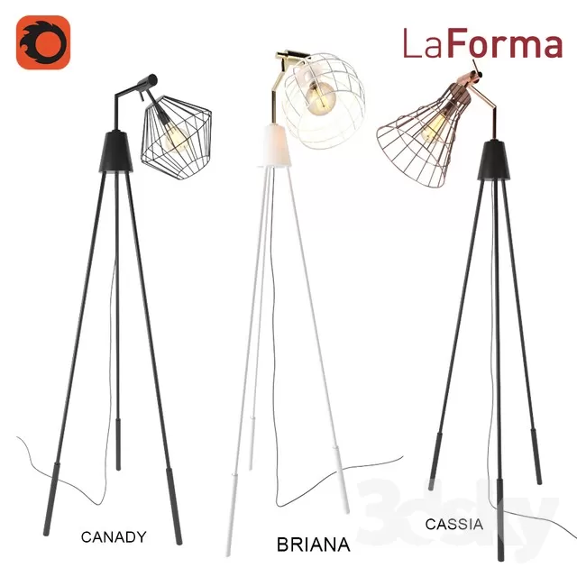 LIGHTING – FLOOR LAMP – 3DS MAX MODELS – 016
