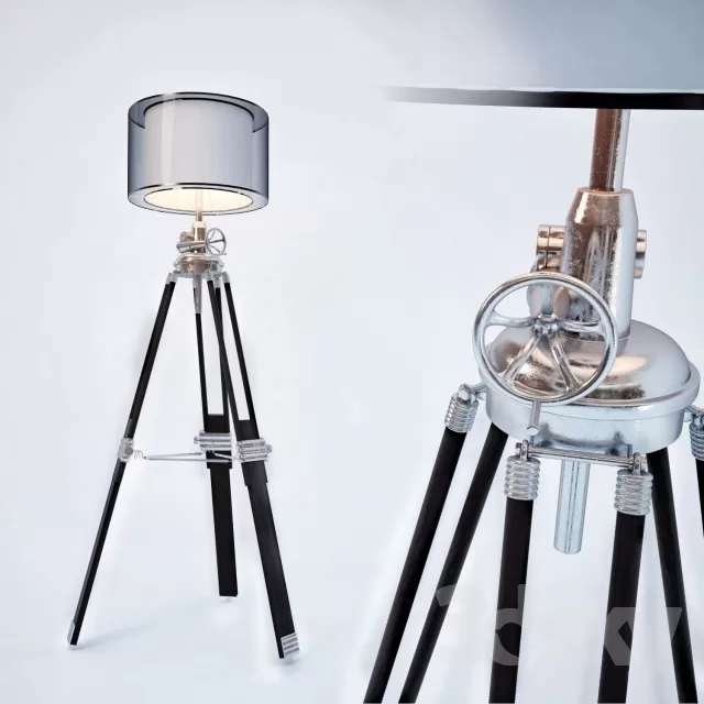 LIGHTING – FLOOR LAMP – 3DS MAX MODELS – 053