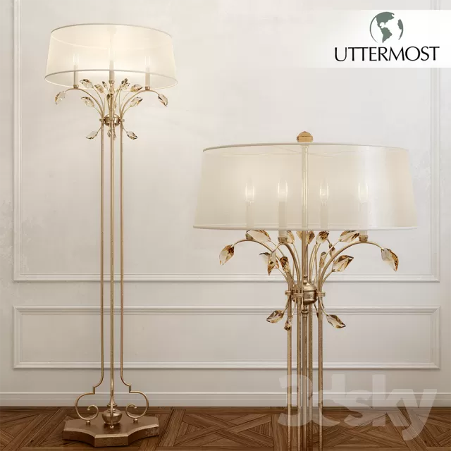 LIGHTING – FLOOR LAMP – 3DS MAX MODELS – 055