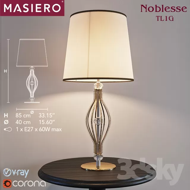LIGHTING – TABLE LAMP – 3DSKYMODELS – 008