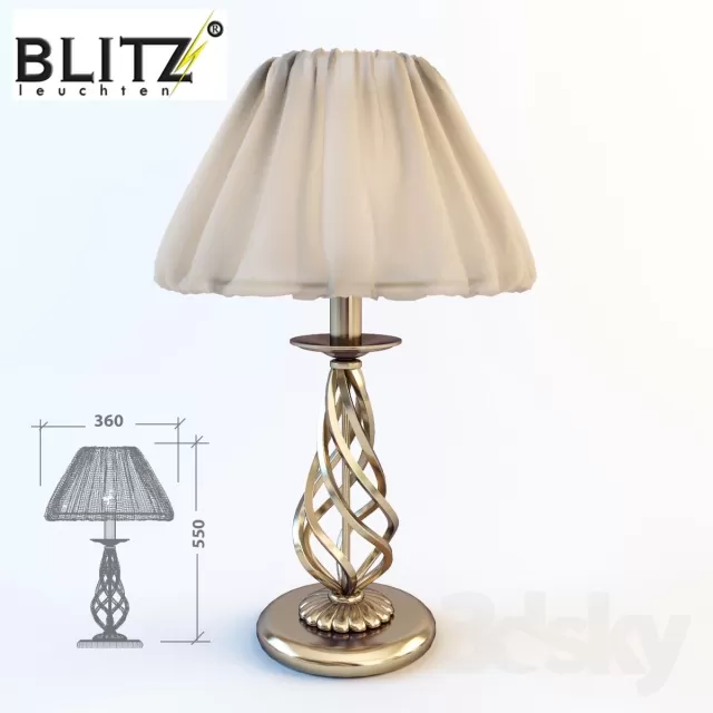 LIGHTING – TABLE LAMP – 3DSKYMODELS – 055