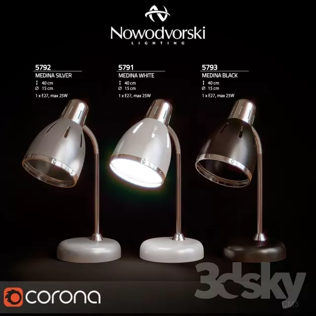 LIGHTING – TABLE LAMP – 3DSKYMODELS – 173