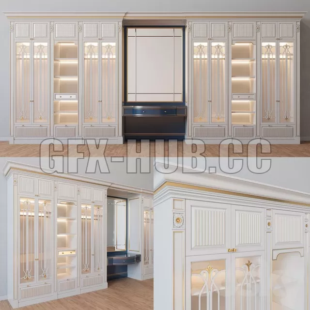 MIRROR – Classic Wardrobe with mirror