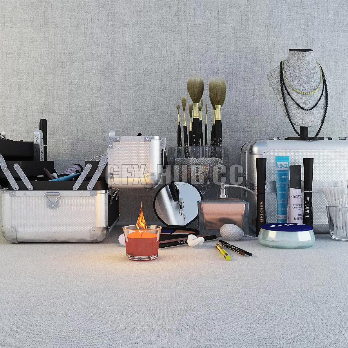 TABLE – Decor for the dressing table