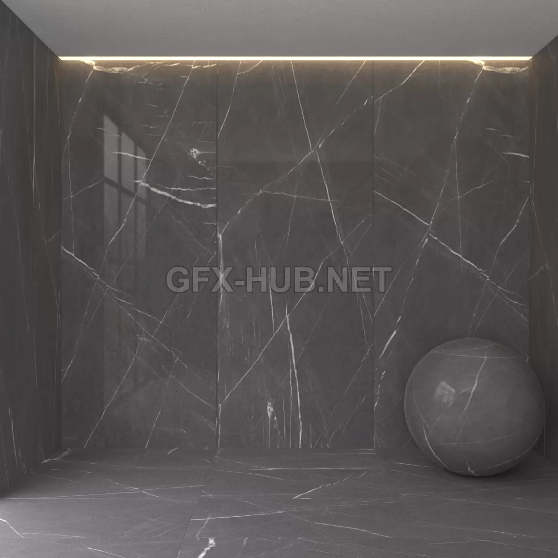 Graphite marble – 1884