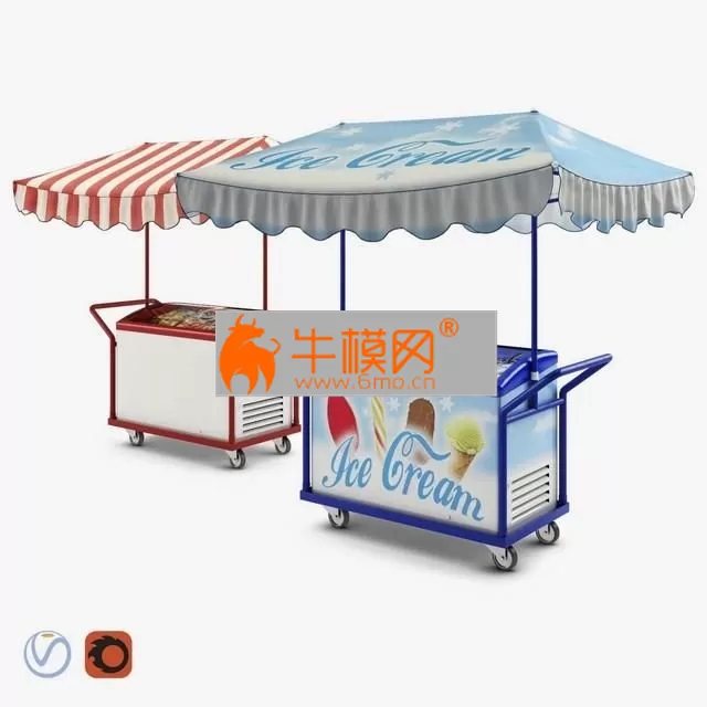 Hand Trolley with Display Freezer – 1915